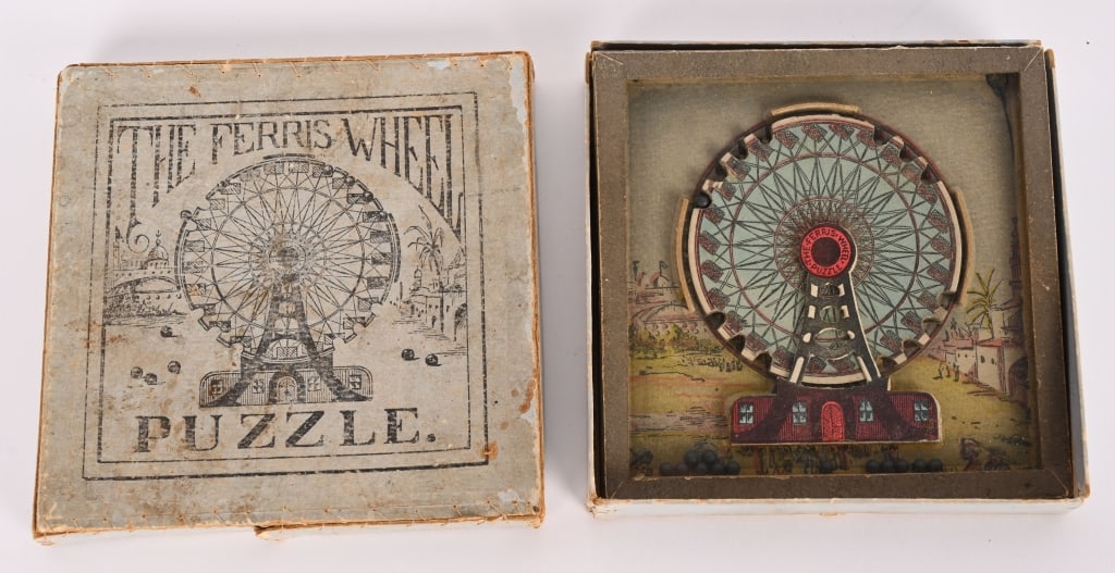 COLUMBIAN EXPO FERRIS WHEEL DEXTERITY PUZZLE (1 of 2)
