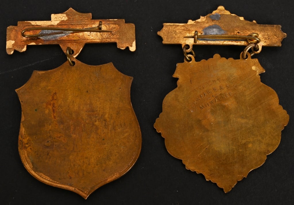 8 COLUMBIAN EXPOSITION BADGES - 3