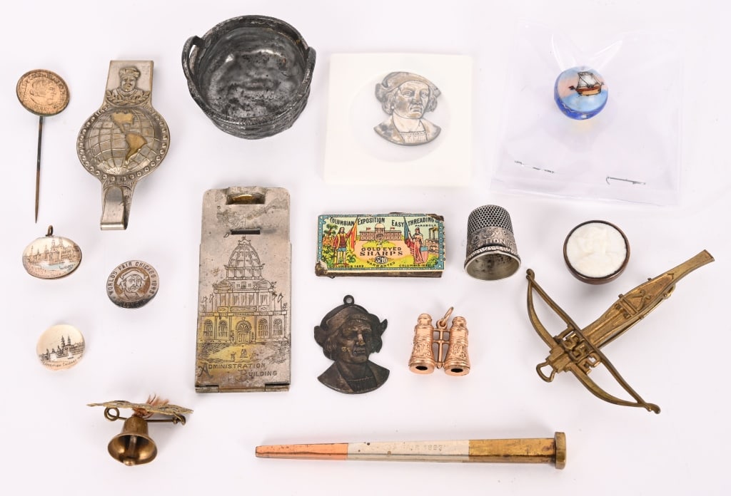 LOT OF COLUMBIAN EXPOSITION SMALL SOUVIERS: Great lot of Columbian Exposition Small Souvenirs. Excellent