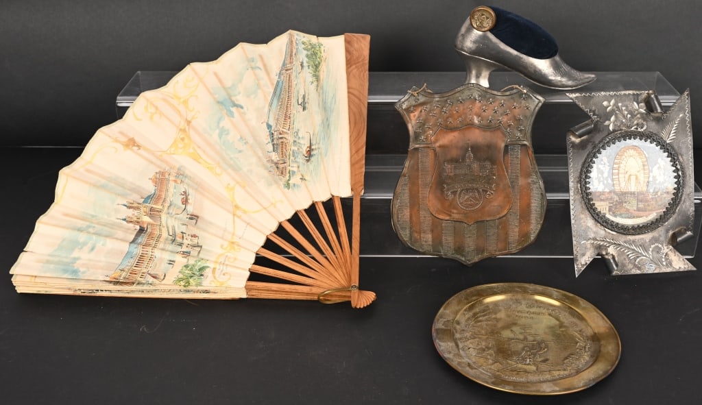 LOT OF COLUMBIAN EXPOSITION SOUVENIRS: Great lot of Columbian Exposition Souvenirs. Excellent