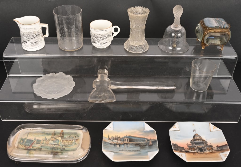 LOT OF COLUMBIAN EXPOSITION SOUVENIRS: Great lot of Columbian Exposition Souvenirs. Excellent