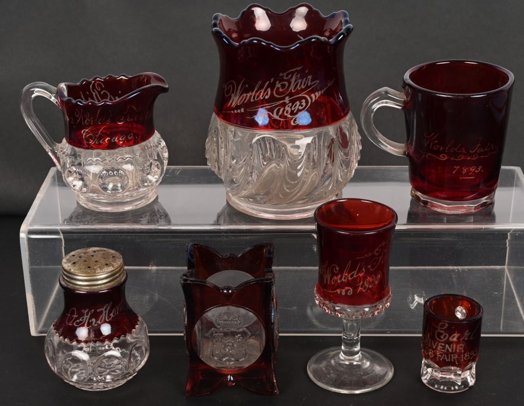 LOT OF COLUMBIAN EXPOSITION SOUVENIRS: Great lot of Columbian Exposition Souvenirs. Excellent