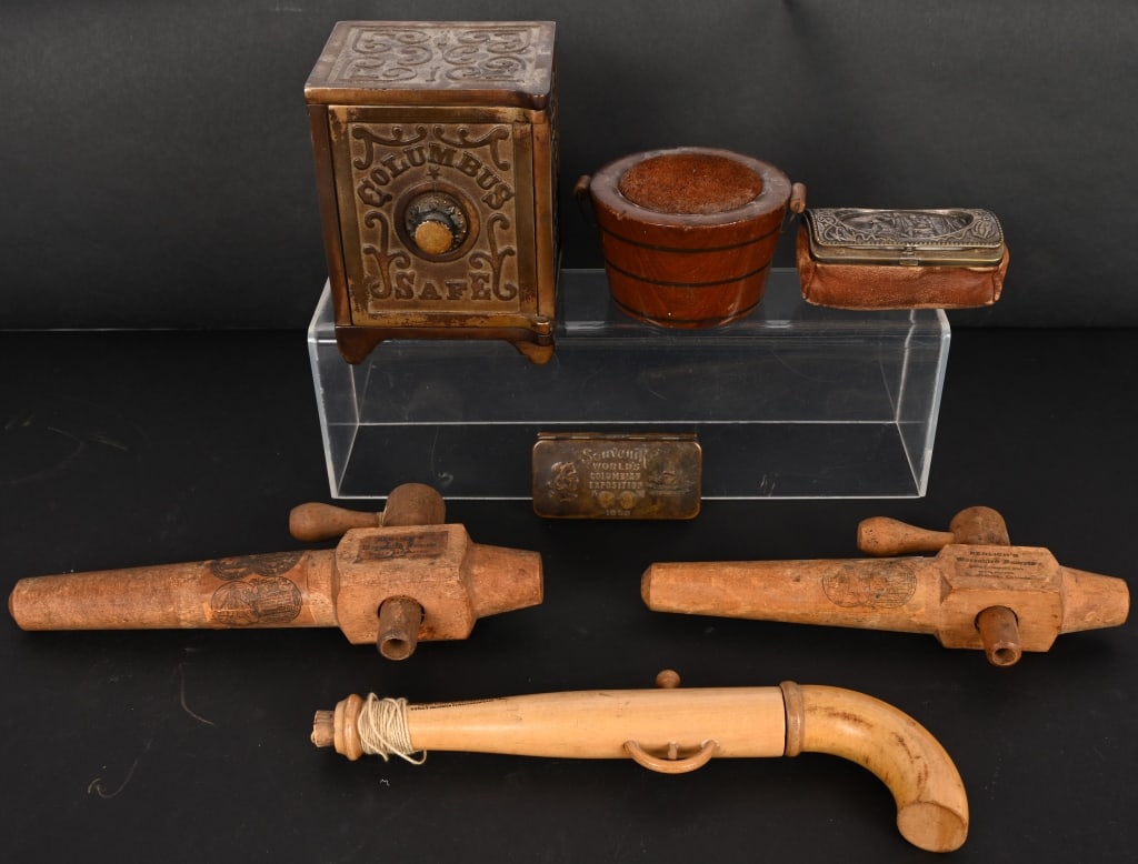 LOT OF COLUMBIAN EXPOSITION SOUVENIRS: Great lot of Columbian Exposition Souvenirs. Excellent