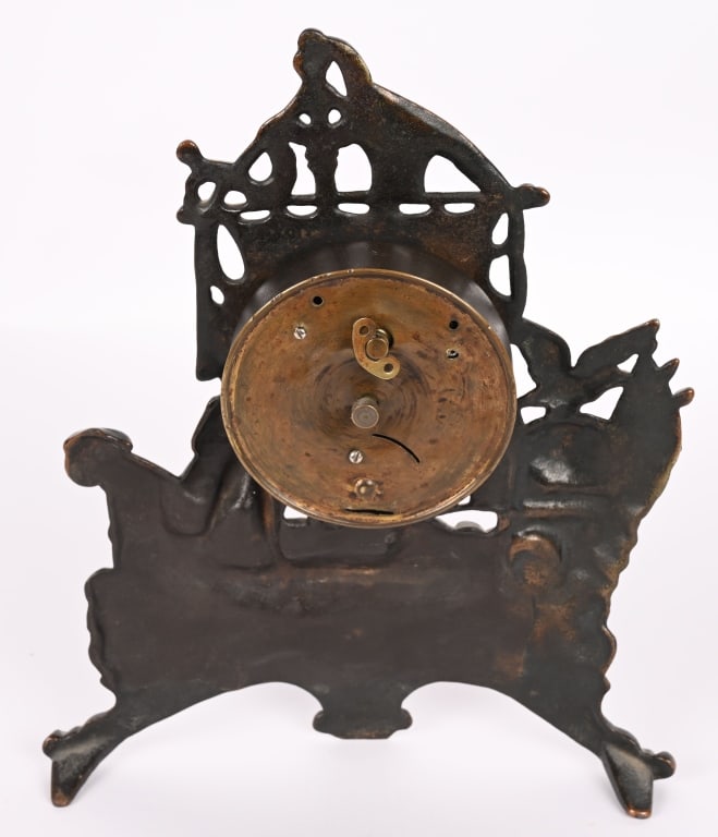 COLUMBIAN EXPOSITION CLOCK & SPITTOON - 6