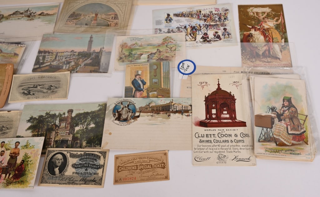 COLUMBIAN EXPOSITION EPHEMERA - 10