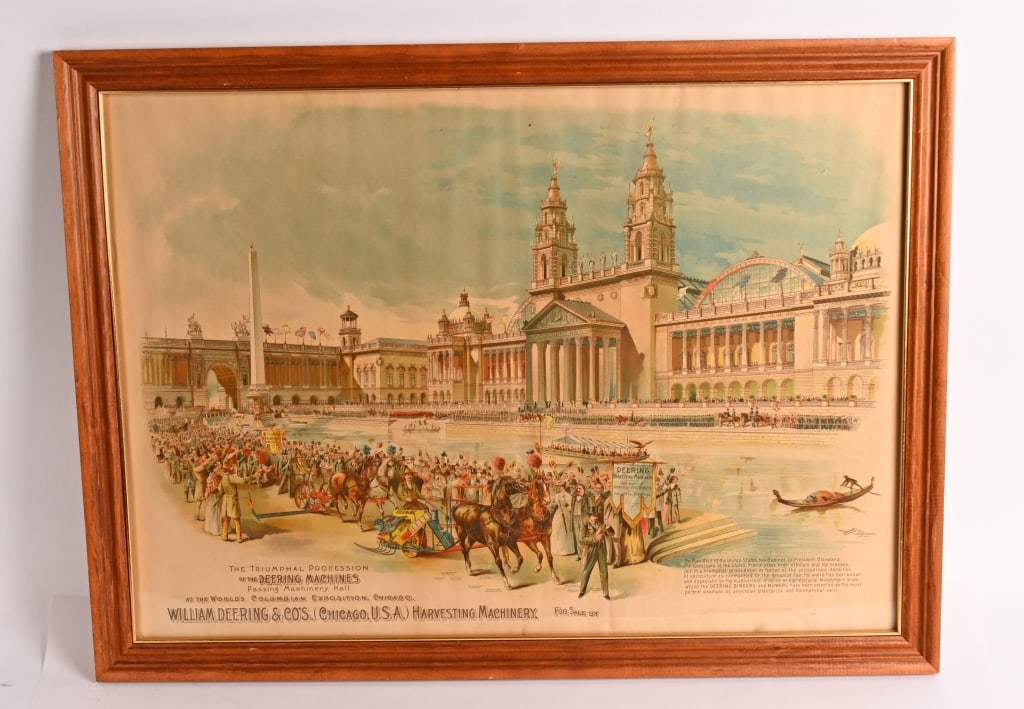 COMUMBIAN EXPOSITION W. DEERING MACHINES LITHO (1 of 6)