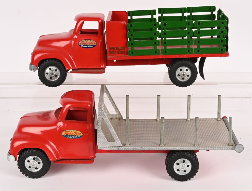 2- TONKA INTERCHANGEABLE BED TRUCKS (1 of 10)