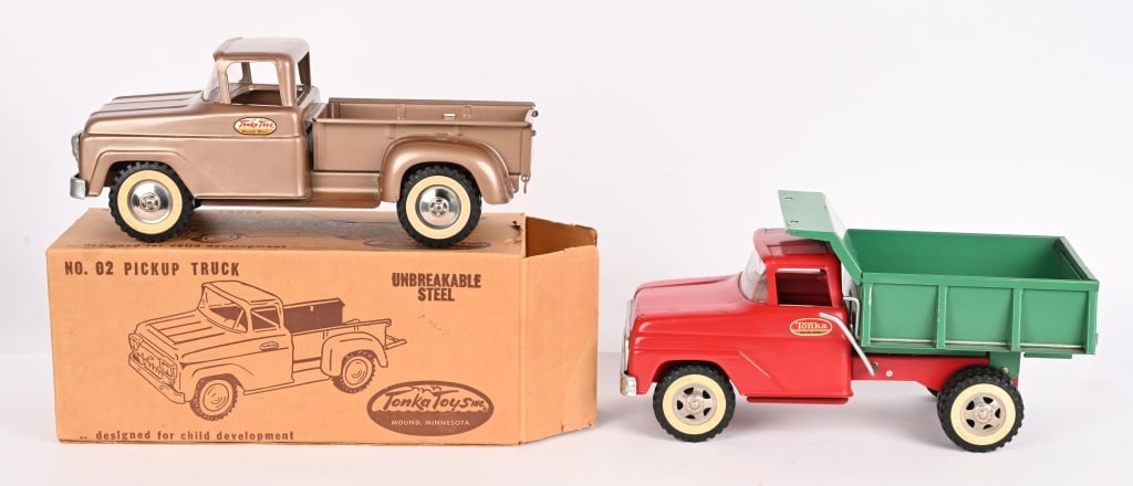 2- HIGH GRADE 1960'S TONKA TRUCKS, 1 BOXED (1 of 13)
