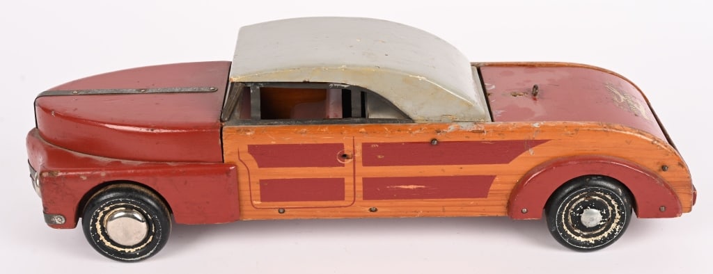 BUDDY L WOODEN TOWN & COUNTRY CONVERTIBLE (1 of 6)