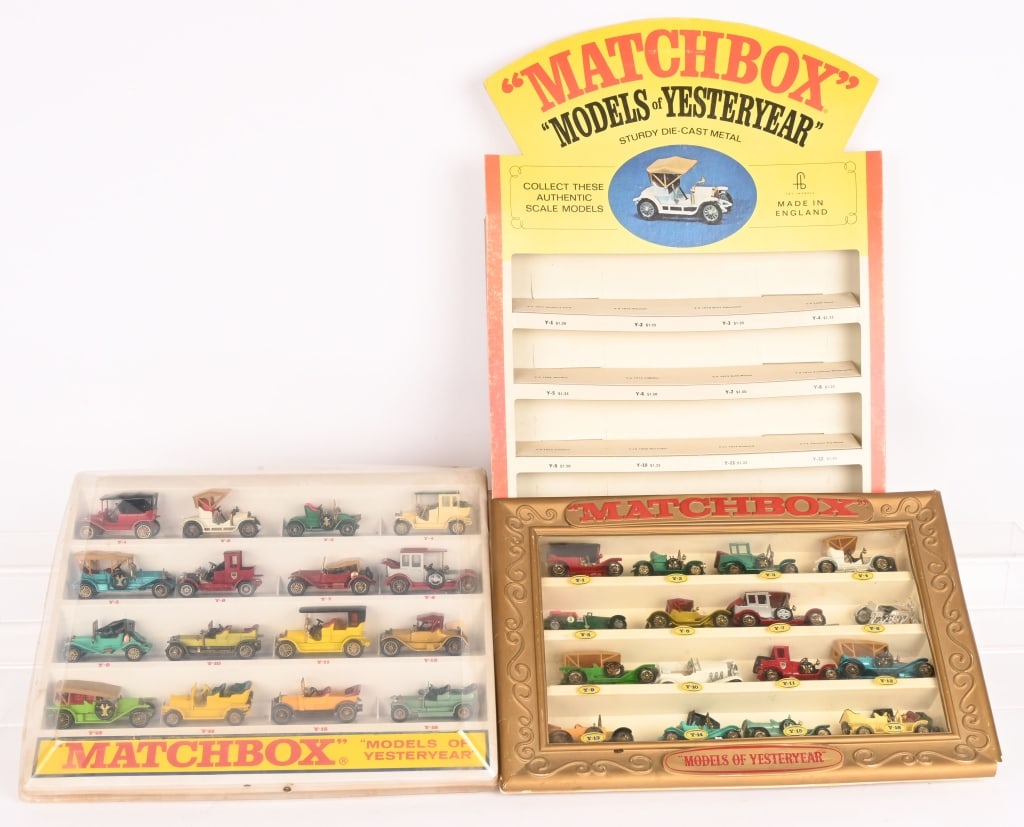 3- MATCHBOX MODELS OF YESTERYEAR DISPLAYS (1 of 4)