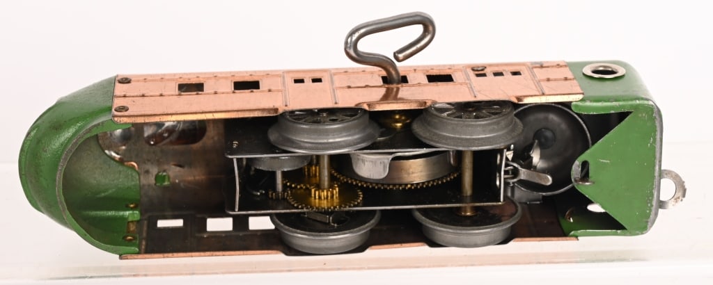 HAFNER WINDUP COPPER STREAMLINE TRAIN SET - 4
