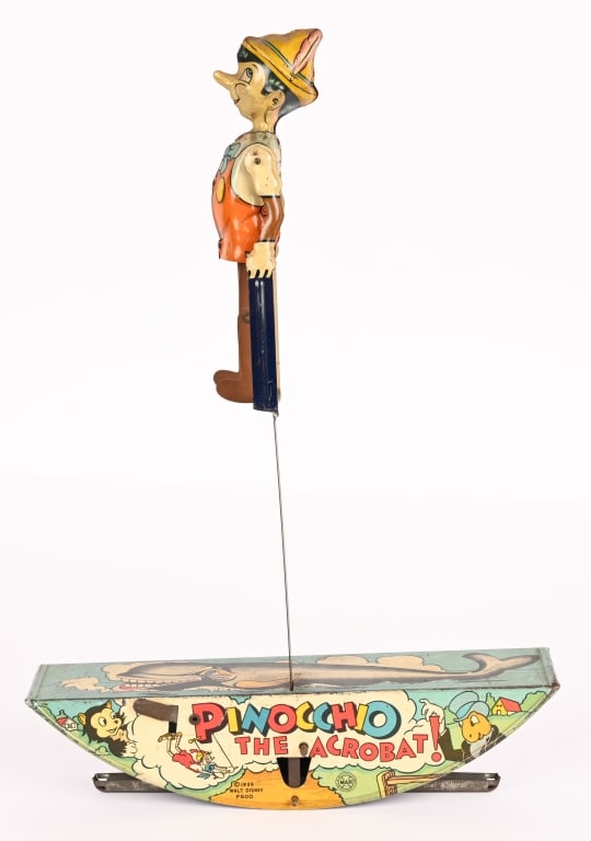 MARX TIN WINDUP PINOCCHIO ACROBAT (1 of 6)