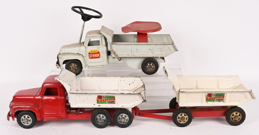 2- BUDDY L DUMP TRUCKS (1 of 7)