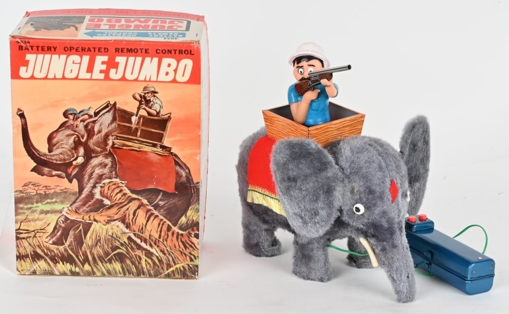JAPAN BATTERY OP JUNGLE JUMBO w/ BOX (1 of 9)