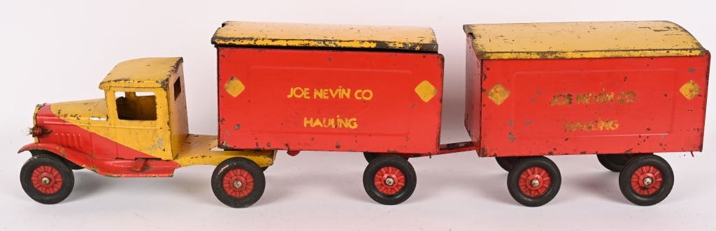 BUDDY L JOE NEVIN HAULING SEMI TRUCK & TRAILERS (1 of 6)