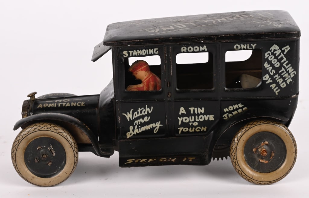 STRAUSS TIN WINDUP LEAPING LENA AUTO (1 of 6)
