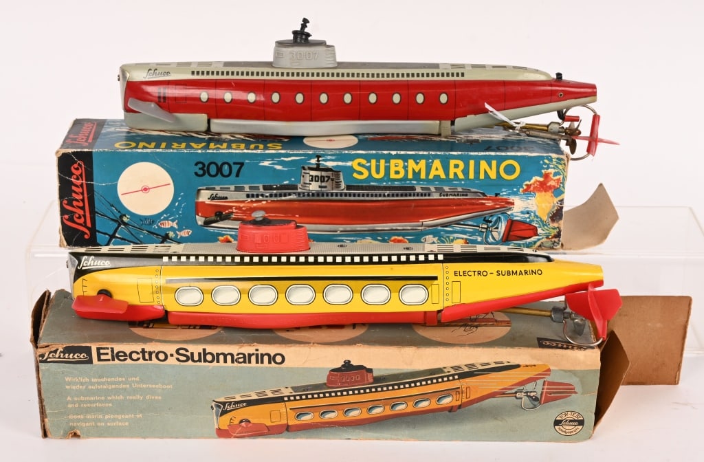2- SCHUCO SUBMARINO 5552 & 3007 w/ BOX (1 of 5)