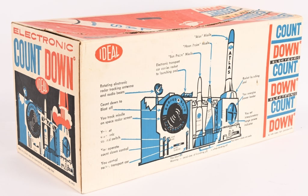 IDEAL COUNT DOWN LAUNCH CONTROL CENTER w/ BOX - 7
