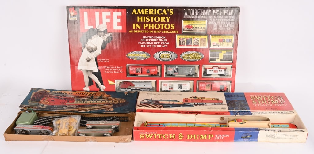 3- TRAIN SETS w/ BOXES (1 of 6)