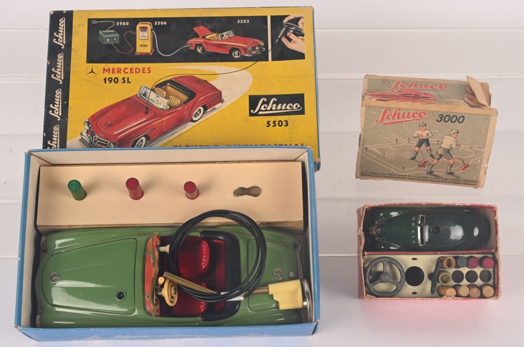 SCHUCO MERCEDES 190SL & SCHUCO 3000 w/ BOX (1 of 9)