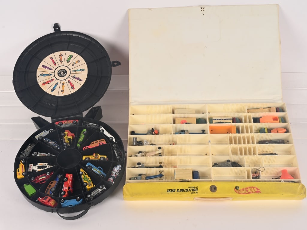 2- CASES OF HOT WHEELS: 2 case of vintage Hot Wheels. Includes some Red Lines. Conditions vary. AS-IS