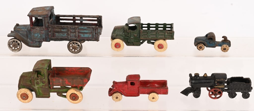 CAST IRON TRUCKS & TRAIN (1 of 3)