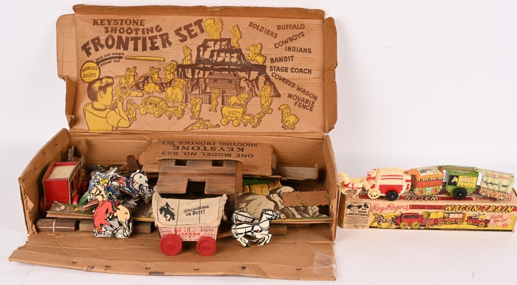 ROY ROGERS WAGON TRAIN & SHOOTING FRONTIER SET (1 of 5)