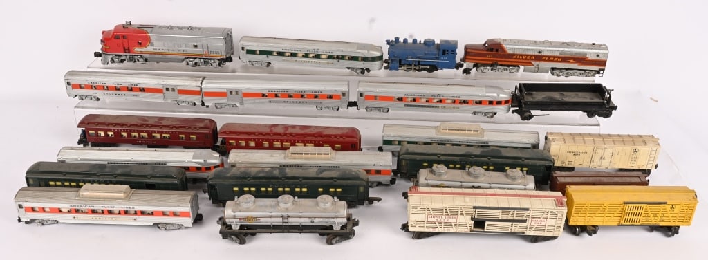 VARIOUS TRAIN ENGINES & CARS (1 of 8)