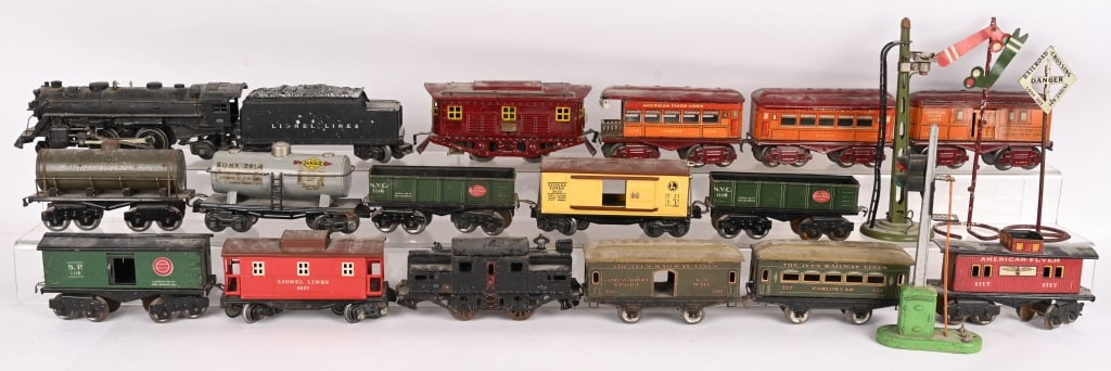 LIONEL, IVES, & AMERICAN FLYER O GA. TRAIN LOT (1 of 6)