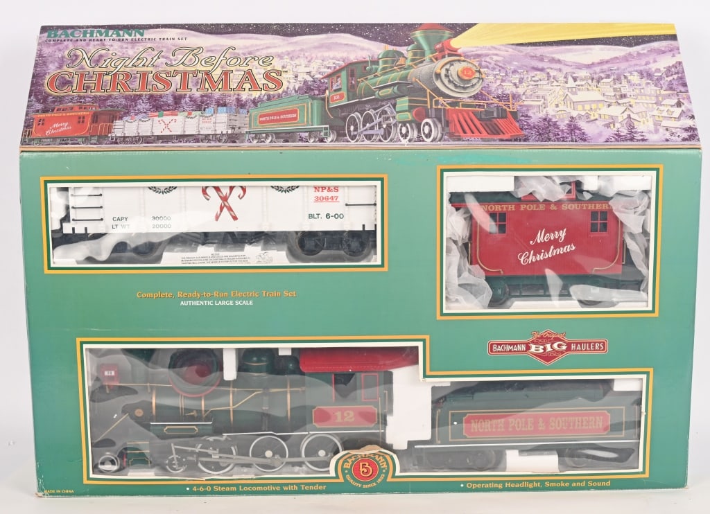 BACHMANN G GAUGE 900037 CHRISTMAS SET w/ BOX (1 of 6)