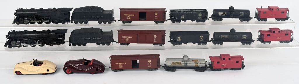 2- LIONEL HO DIECAST TRAIN SETS, 2 SCHUCO CARS (1 of 6)