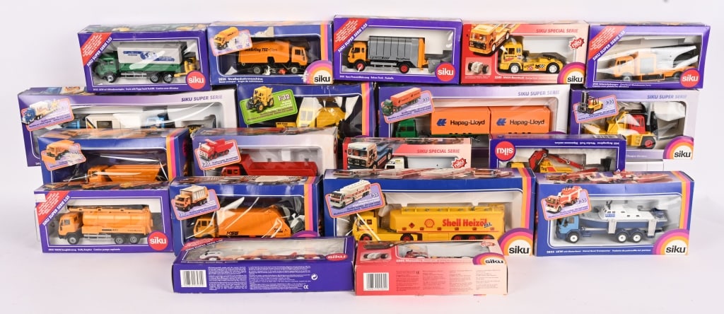 18+ SIKU DIECAST TRUCKS & CONSTRUCTION TOYS MIB (1 of 4)