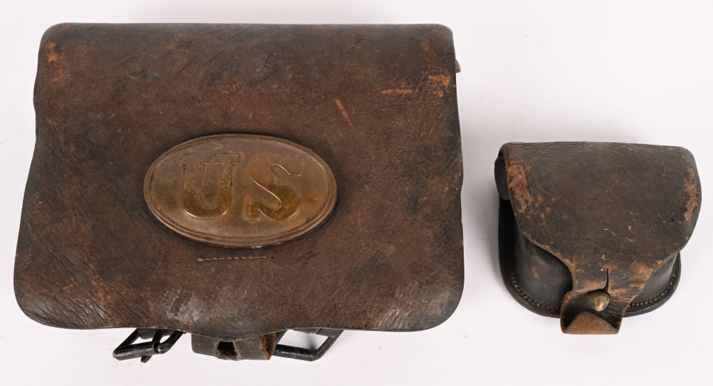 CIVIL WAR CARTRIGE & CAP BOX IDENTIFIED 55TH PA (1 of 8)
