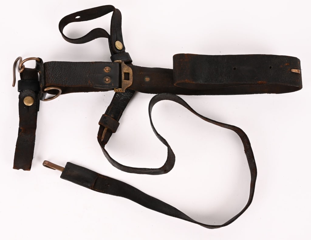 CIVIL WAR CAVALRY M1851 NCO SWORD BELT SHOULDER (1 of 7)
