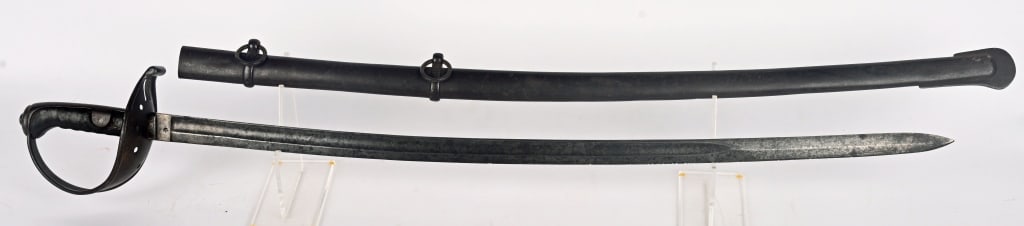 CIVIL WAR M1850 AUSTRIAN CAVALRY SWORD W SCABBARD (1 of 10)