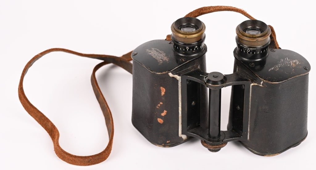 IMPERIAL GERMAN ZEISS SLOPE SHOULDER BINOCULARS (1 of 5)