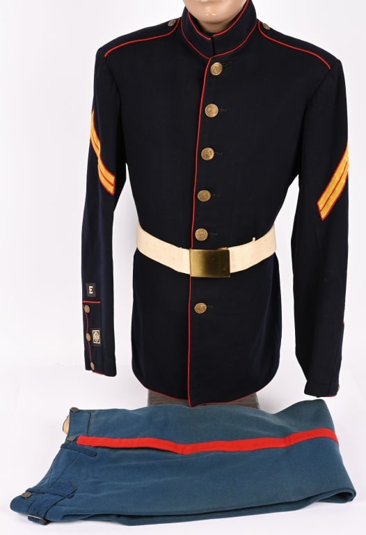 WW1 USMC MARINE CORPS DRESS UNIFORM NAMED USMC WWI (1 of 8)
