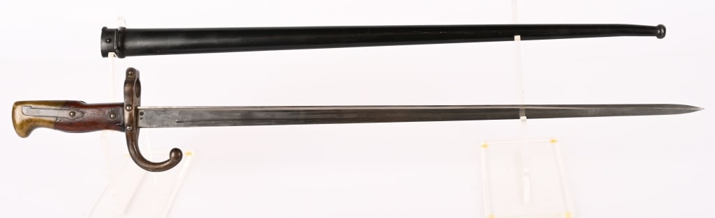 1879 FRENCH GRAS BAYONET & SCABBARD (1 of 6)
