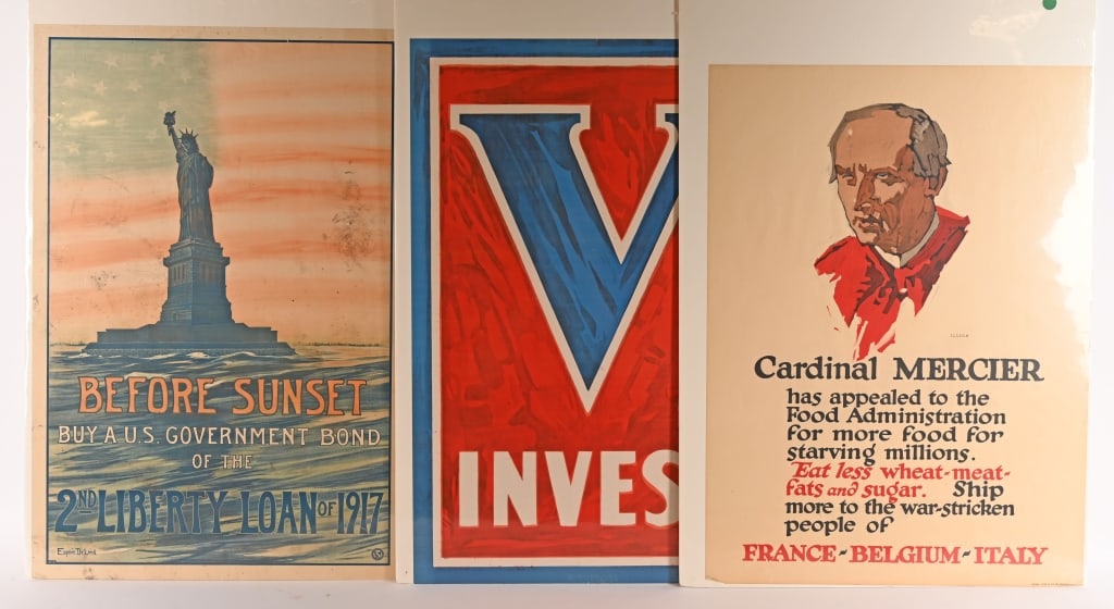 3- US WWI WAR BOND & MORE POSTERS (1 of 4)