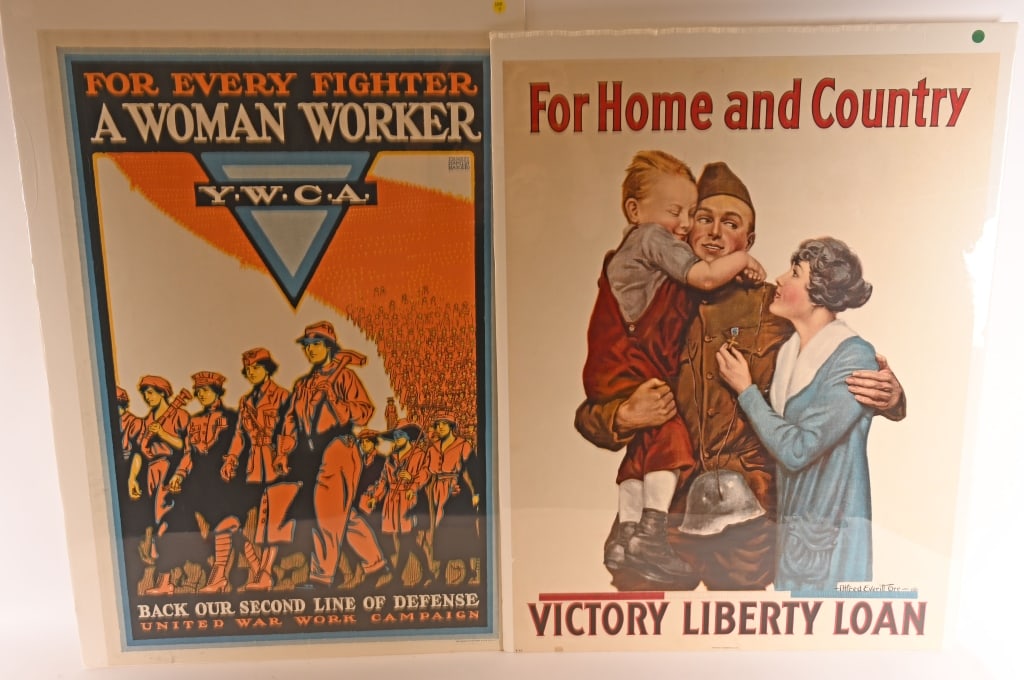 2- US WWI WAR BOND & MORE POSTERS (1 of 3)