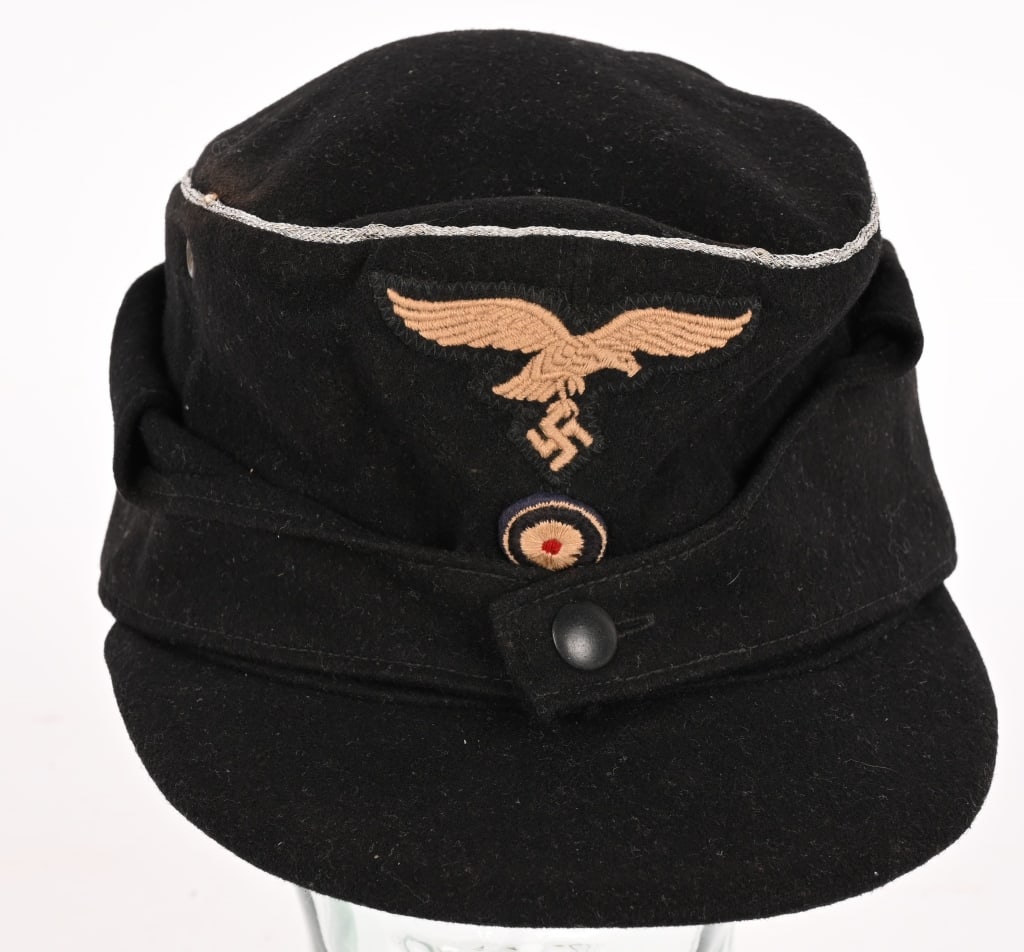 WWII NAZI LUFTWAFFE HERMANN GORING DIVISION CAP (1 of 7)