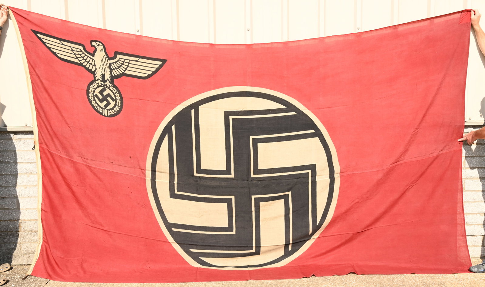WWII NAZI GERMAN NATIONAL STATE SERVICE FLAG WW2 (1 of 7)