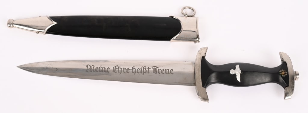 WWII NAZI GERMAN SS DAGGER BY M7/5 CARL KREBS WW2 (1 of 6)