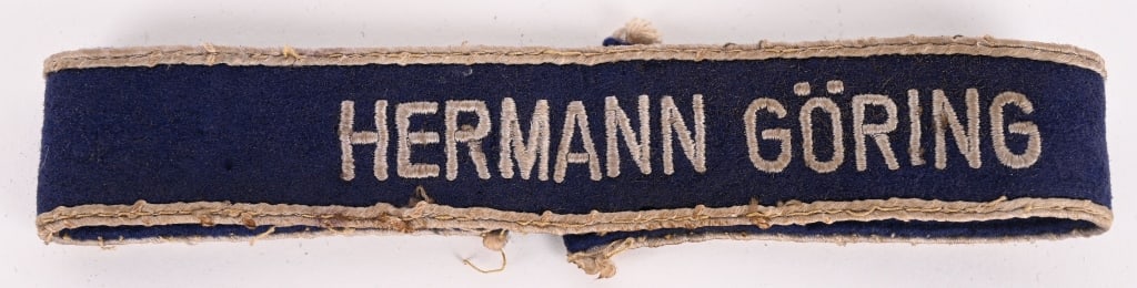 WWII NAZI LUFTWAFFE HERMANN GÖRING UNIT CUFFTITLE (1 of 3)