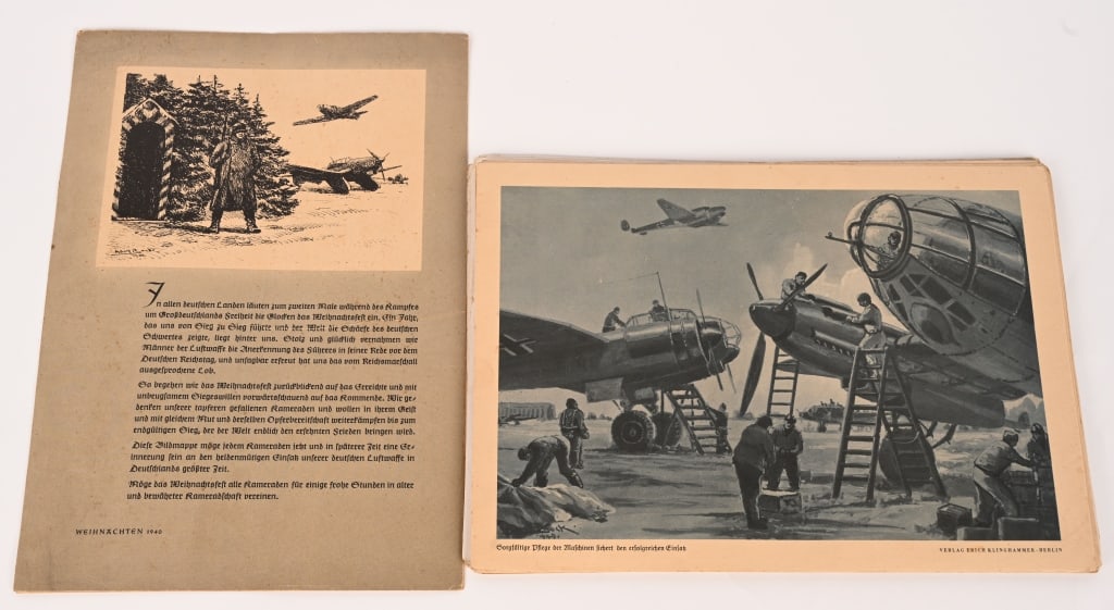 WWII NAZI GERMAN LUFTWAFFE ART PRINTS 32 TOTAL WW2 (1 of 8)