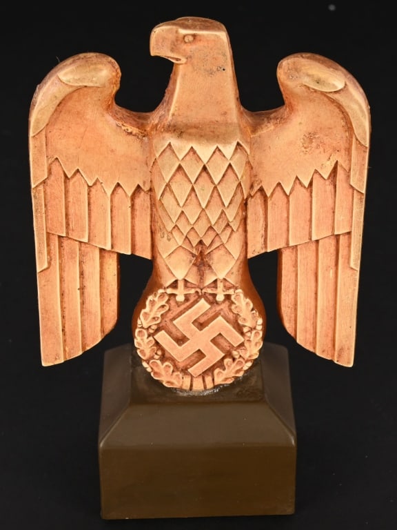 WWII NAZI GERMAN EAGLE CERAMIC DESK ORNAMENT WW2 (1 of 5)