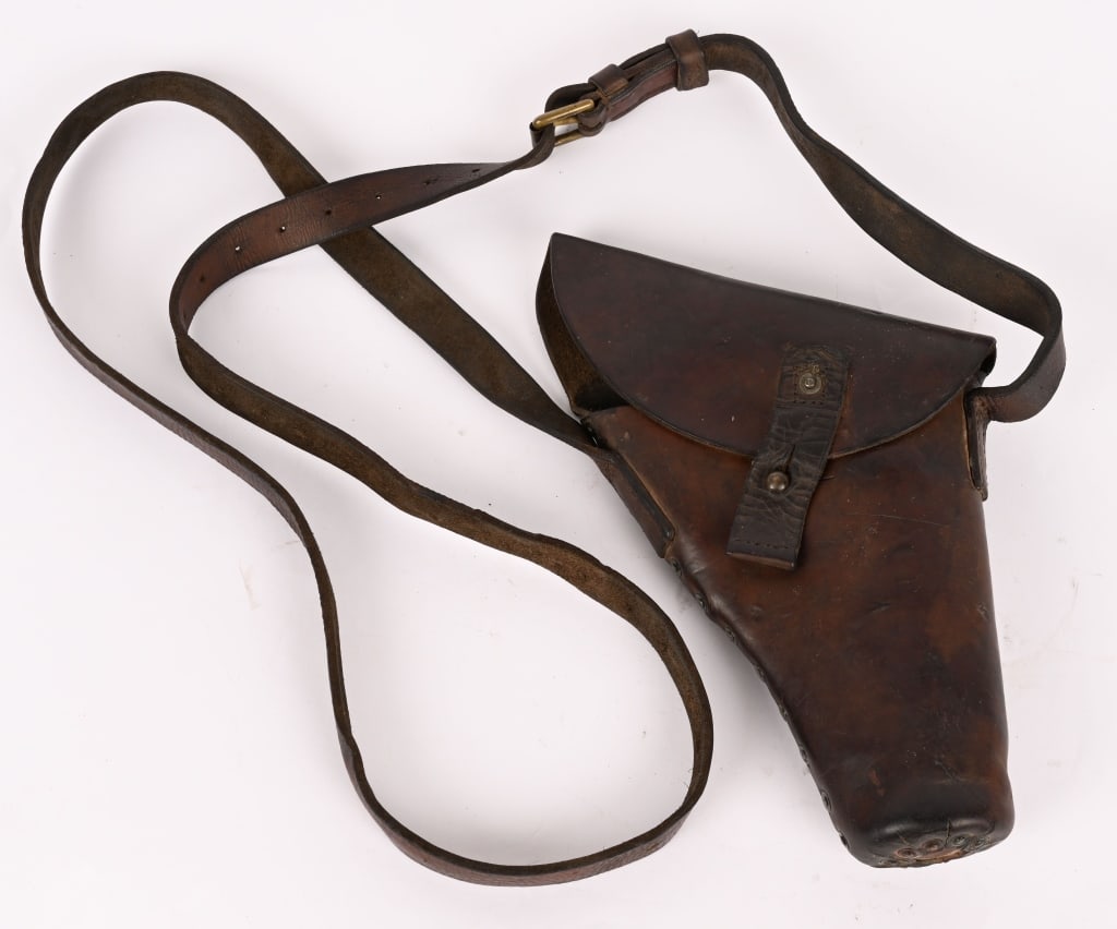 WWII BRITISH ARMY WEBLEY FLARE GUN HOLSTER WW2 (1 of 6)