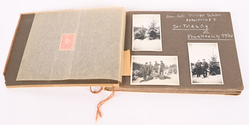 WWII NAZI GERMAN PHOTO ALBUM TANK & AIRPLANES WW2 (1 of 12)
