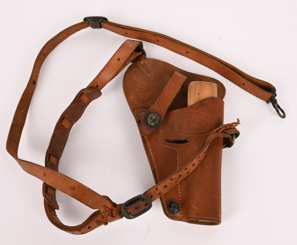 WW2 US LEATHER SHOULDER PISTOL HOLSTER ENGER-KRESS (1 of 4)