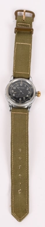 WWII US WALTHAM TYPE A-11 HACK WRISTWATCH WW2 (1 of 4)